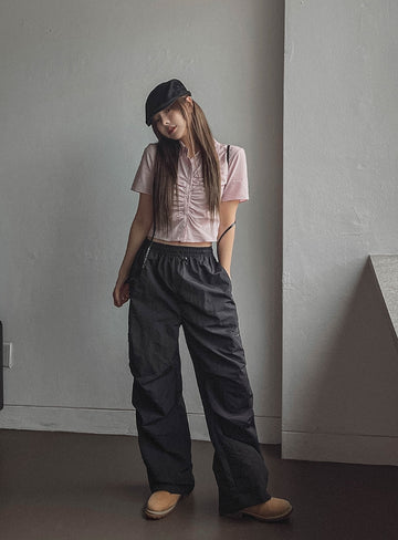 Aero zipper parachute pants